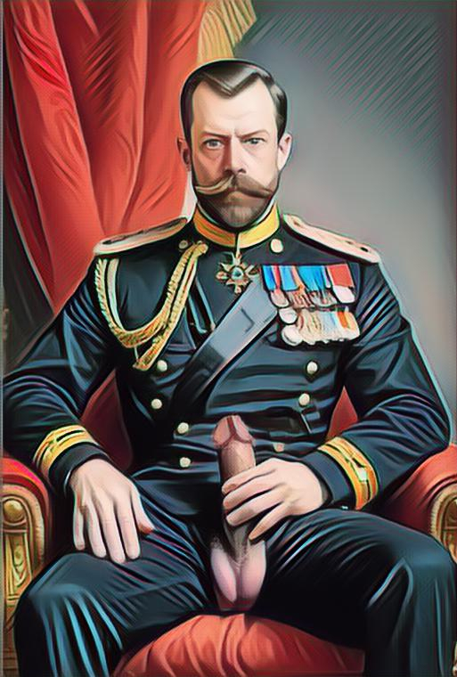 ai_generated emperor history male male_only monarch penis royalty tsar_nicholas_ii