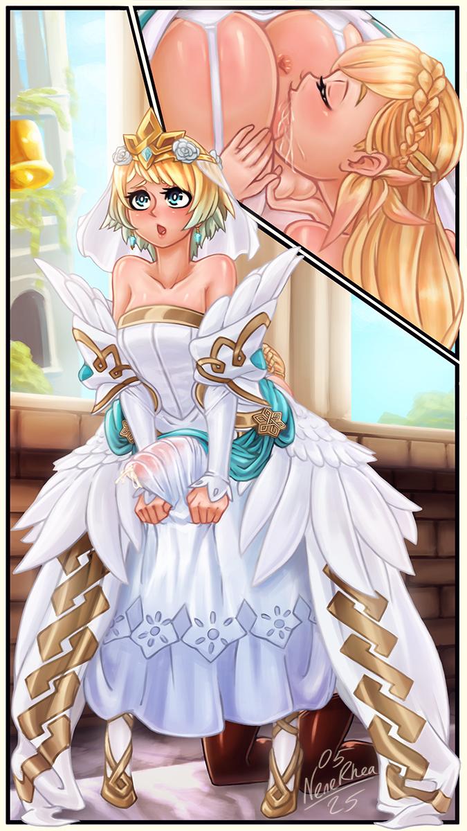 1futa 9:16 anus ass blonde_hair braid bridal_veil bride closed_eyes clothing cum cum_in_clothes cum_through_clothes cunnilingus dress ejaculation ejaculation_under_clothes erection erection_under_clothes female female_on_futa fire_emblem fire_emblem_heroes fjorm_(bridal)_(fire_emblem) fjorm_(fire_emblem) flower from_behind full-package_futanari futa_bride futa_with_female futanari hair_flower hair_ornament high_heels high_resolution intersex nenerhea nintendo oral penis see-through sharena_(fire_emblem) shoes tiara tied_hair under_dress veil wedding_dress