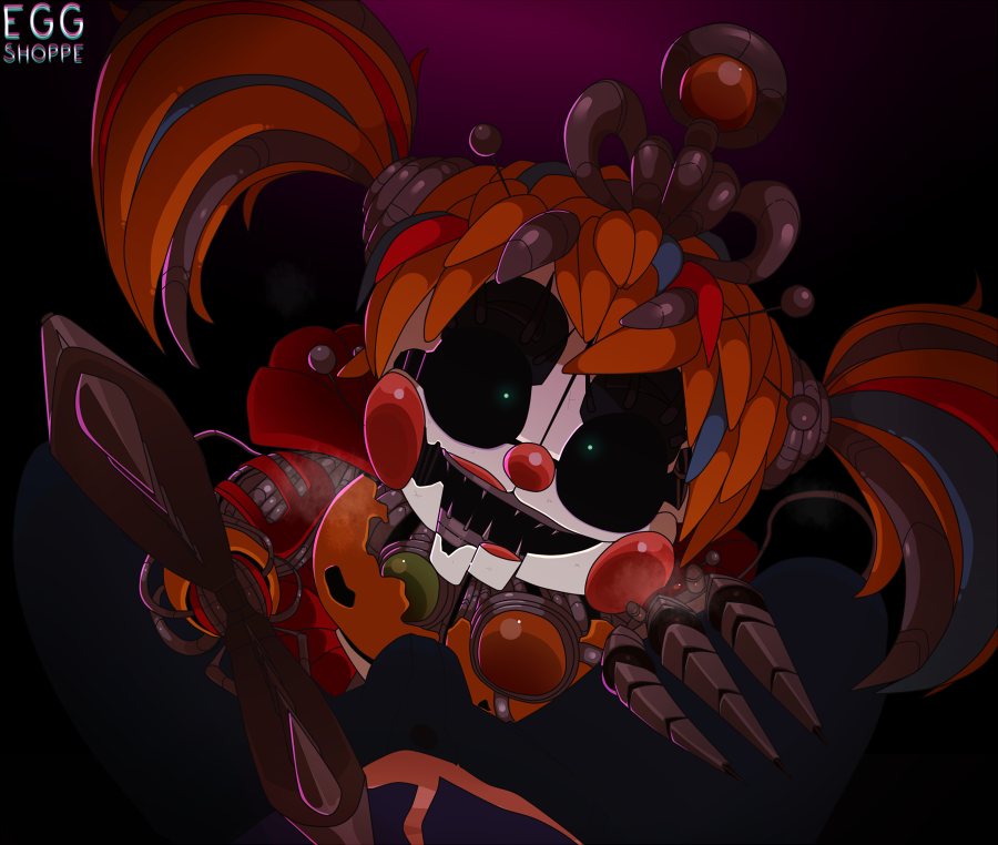 about to cum, baby (fnafsl), broken, broken female, bulge, bulge under clothes, circus baby, circus baby (fnaf), claw hand, clown, clown girl, clussy, creepy, eggshoppe, female, five nights at freddy's, head between legs, imminent cum, imminent orgasm, oblivious, scrap baby, scrap baby (fnaf), sister location, straight, tagme
