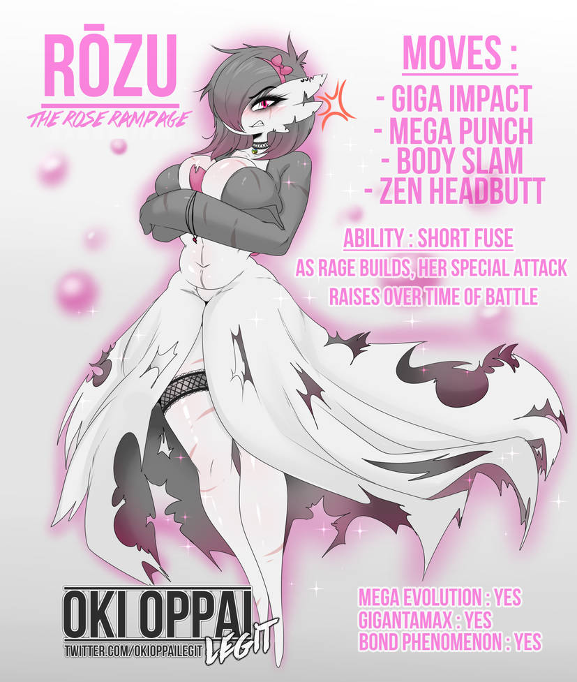 busty gardevoir nintendo oc oc_sheet okioppai pokemon rozu_(okioppai) sexy