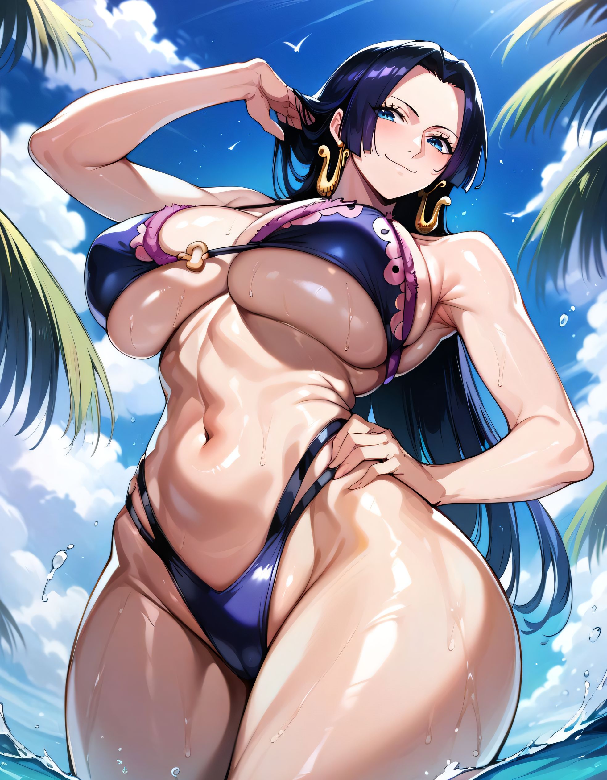 1girls, ai generated, alternate breast size, ass, ass focus, big breasts, bikini, blowjob, boa hancock, breasts, busty, cowgirl position, cum, cum in mouth, cum in pussy, cum inside, curvaceous, curvy, curvy body, curvy female, curvy figure, doggy style, fellatio, female, female only, from behind position, huge breasts, irrumatio, large breasts, missionary position, nipples, one piece, pussy, pussy focus, reverse cowgirl position, solo, spooning, spread legs, sweat, sweating, sweaty, sweaty body, sweaty breasts, swimwear, thick thighs, thighs, voluptuous