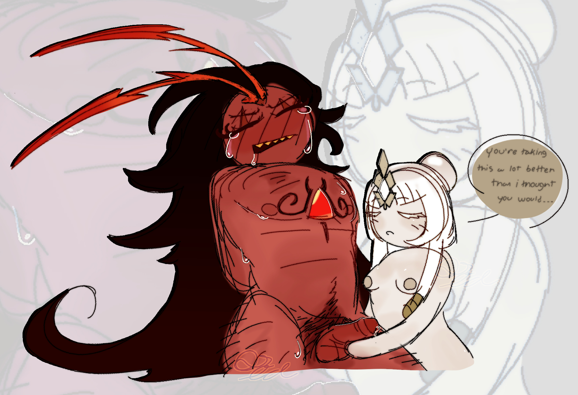 burning spice cookie, cookie run, cookie run kingdom, crying, mystic flour cookie, orionepidemic, tied arms