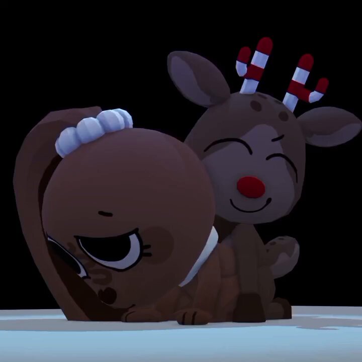 1boy, 1boy1girl, 1girls, 3d, 3d (artwork), 3d model, 3d render, accurate art style, ambiguous penetration, anthro, anthro female, anthro male, anthro on anthro, anthro only, anthro penetrating anthro, antlers, bent over, big head, brown body, brown fur, bunny, closed eyes, cocoa (dandy's world), dandy's world, dark lighting, deer, duo, duo furry, ears tied back, female, female anthro, female furry, female penetrated, female penetrated by male, furry, furry female, furry male, furry on furry, furry only, jpeg, lagomorph, m/f, male, male anthro, male furry, male on female, male penetrating female, male/female, no human, no humans, no visible genitalia, no-human, non-human, non-human only, only furry, penetration, rabbit, red nose, reindeer, roblox, roblox game, rudie (dandy's world), sex, smile, smiling, straight, striped antlers, unknown artist