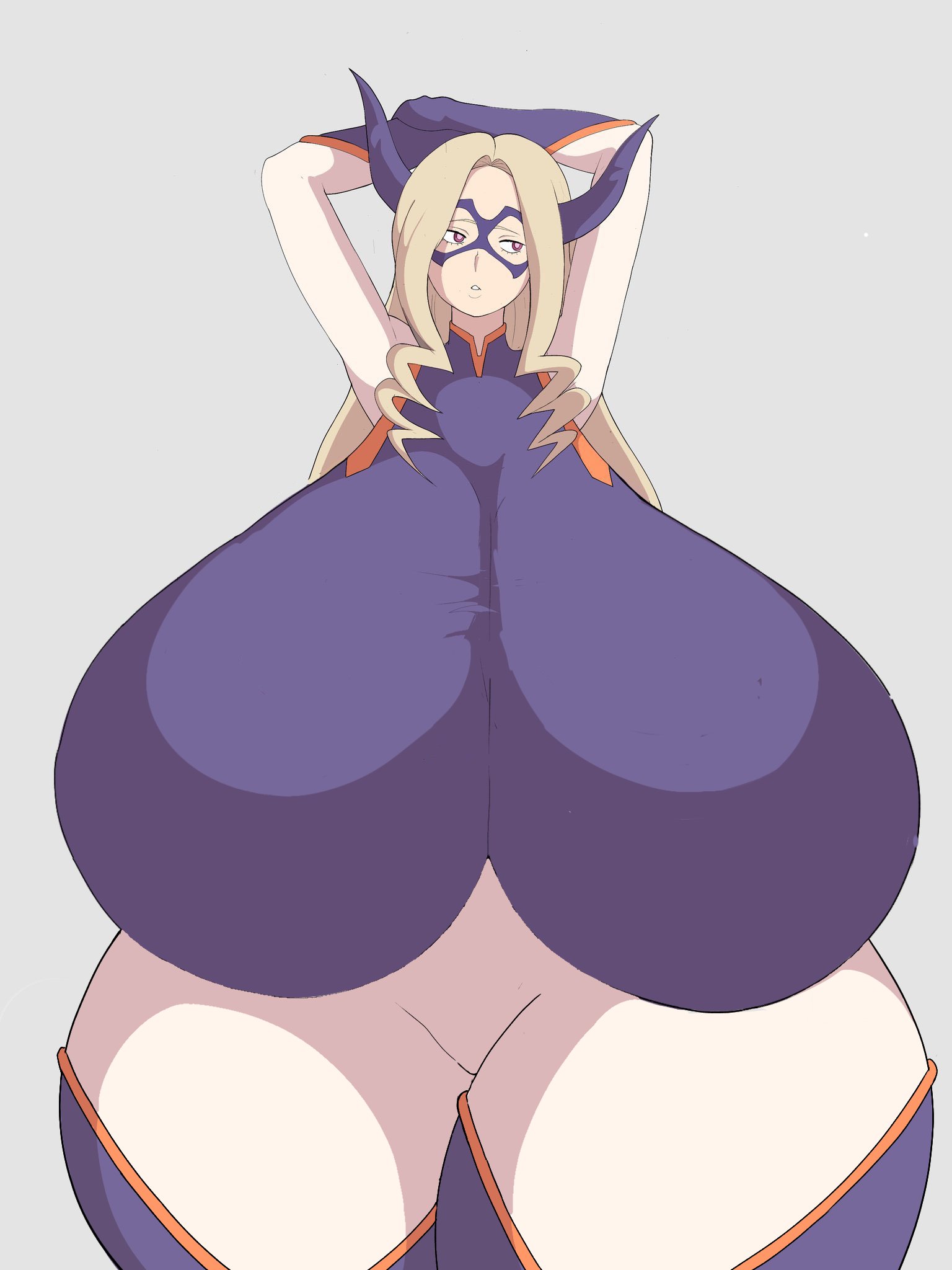 breasts, breasts bigger than head, drawthedraw, female, gigantic breasts, mount lady, my hero academia, tagme, yuu takeyama