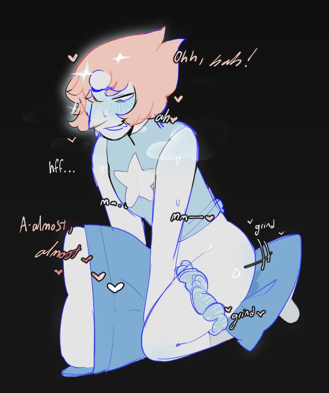 female, pearl (steven universe), pillow humping, solo female, steven universe