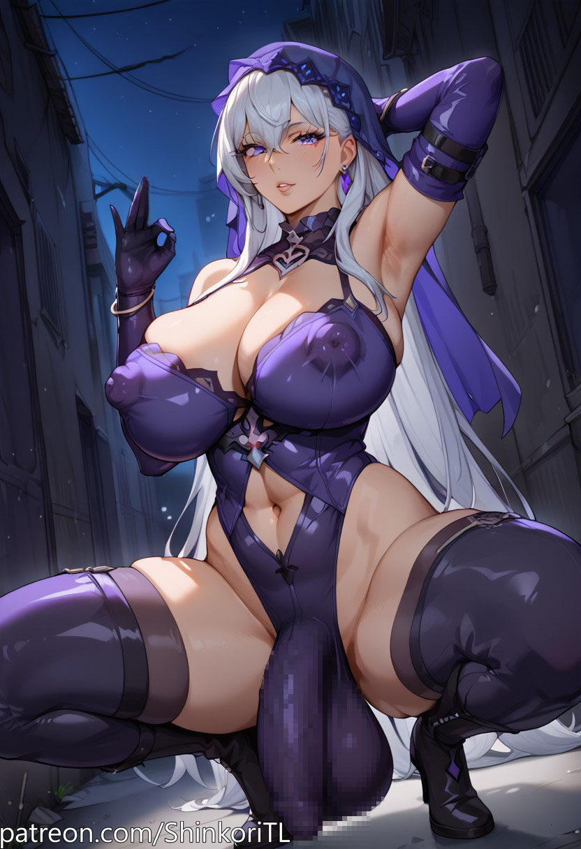 1futa ai_generated arm_behind_head armpit armpits balls balls_under_clothes big_areola big_ass big_balls big_breasts big_nipples big_penis black_swan_(honkai:_star_rail) blowjob_gesture boots breasts choker cleavage detached_sleeves earrings erect_nipples exposed_thighs flaccid flaccid_penis futa_only futa_sans_pussy futanari gesture gloves hair high_heel_boots high_heels honkai:_star_rail honkai_(series) hoyoverse huge_ass huge_balls huge_breasts huge_cock jewelry latex latex_bodysuit latex_clothing latex_thighhighs long_hair looking_at_viewer motion_lines navel navel_cutout nipple_bulge nipples nipples_visible_through_clothing penis presenting presenting_armpit puffy_nipples purple_eyes shinkoritl skindentation solo solo_focus solo_futa straps thick thick_thighs thigh_boots thighhighs thighs tight_clothing veil very_long_hair white_hair wide_hips