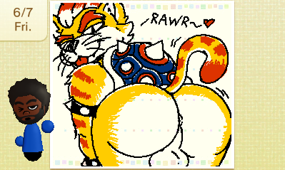 1boy 3ds anus ass ass_focus backsack balls big_ass big_butt bowser cat_ears feline furry gay kingjion koopa looking_at_viewer looking_back male male_only mario_(series) meowser mii nintendo nintendo_3ds nude presenting raised_tail seductive seductive_smile solo solo_male super_mario_3d_world swapdoodle testicles text tongue_out wiggle_lines