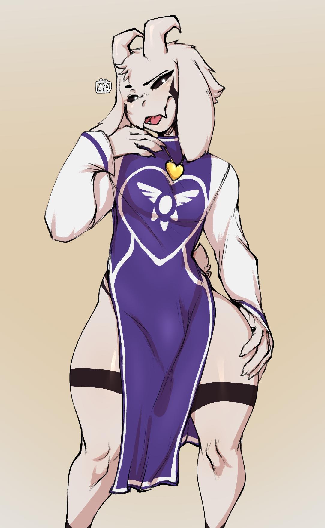 1boy, 2d, anthro, anthro male, anthro only, asriel dreemurr, asriel dreemurr (god form), avante92, boss monster, bovid, caprine, clothed, clothing, fur, furry, furry male, furry only, gown, hand on thigh, hi res, humanoid, humanoid male, humanoid only, jewelry, long sleeves, looking at viewer, male, male only, mammal, mammal humanoid, necklace, open mouth, robe, simple background, small tail, solo, thick thighs, undertale, undertale (series), video games, white fur, white sleeves
