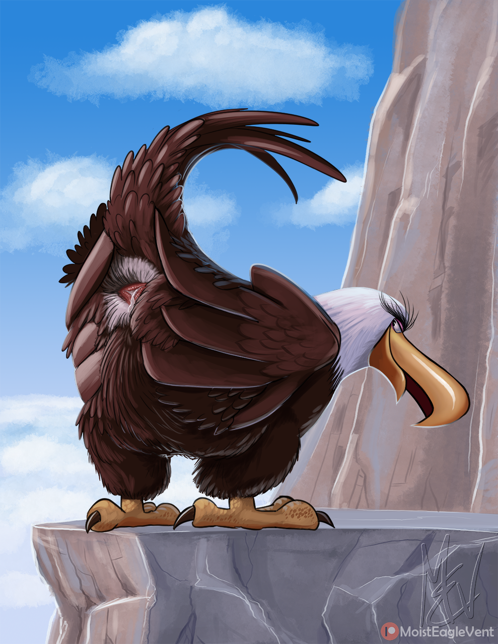 1boy accipitrid accipitriform ambiguous_gender angry_birds animal_genitalia anus avian bald_eagle bird bodily_fluids cloaca cloaca_juice columbia_pictures eagle feral fur furry furry_only gay genital_fluids hi_res looking_at_viewer male male_only mighty_eagle moisteaglevent presenting presenting_cloaca rovio rovio_animation rovio_entertainment sea_eagle sega solo sony the_angry_birds_movie