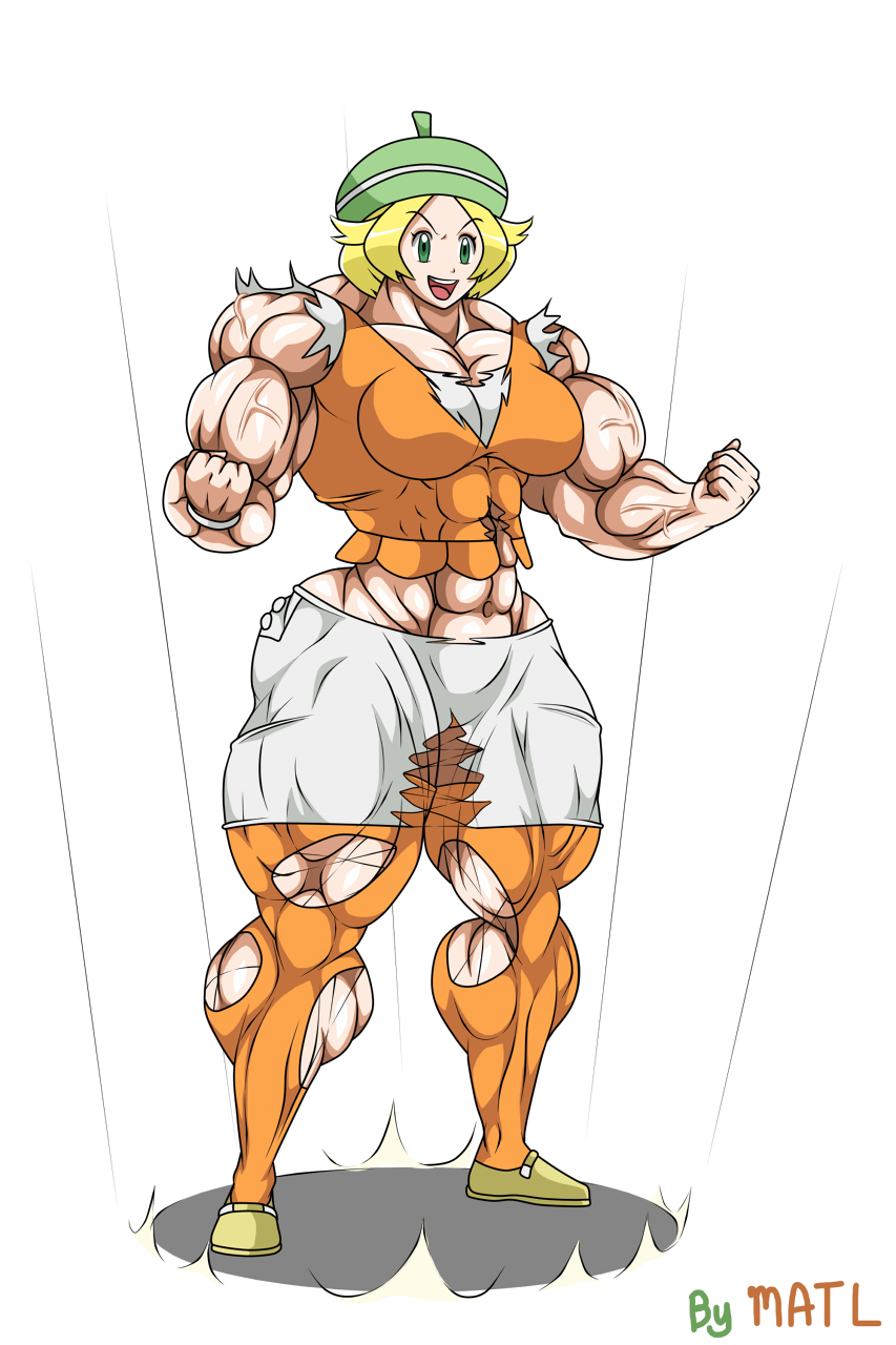 abs bianca_(pokemon) biceps breasts female hyper hyper_muscles matl muscles muscular muscular_arms muscular_female muscular_legs muscular_thighs pecs pokemon