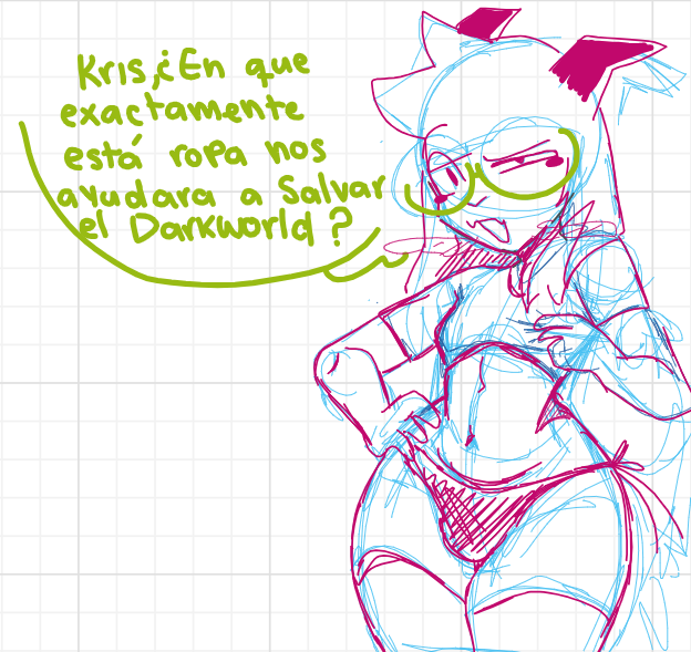 1boy anthro black_panties bulge chamiku crop_top crossdressing deltarune femboy glasses goat horn horns panties ralsei ralsei_with_white_fur shirt spanish spanish_dialogue spanish_text speech_bubble text thighhighs thighs topwear undertale_(series) white_thighhighs whiteboardfox