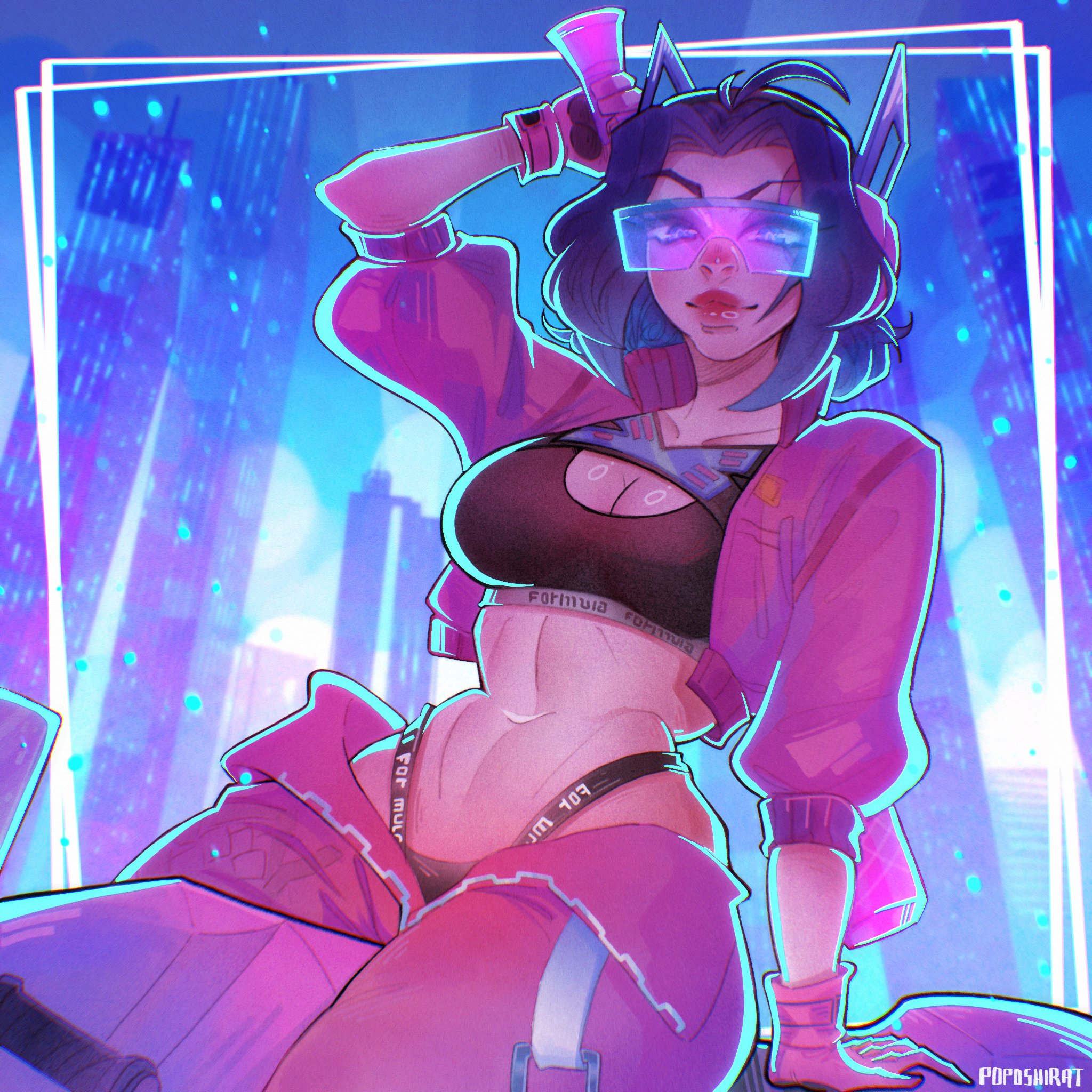 2025, asian, asian female, big breasts, exposed hips, hip cleavage, hourglass figure, looking at viewer, marvel, marvel rivals, netease games, pale skin, pale-skinned female, poposhirat, psylocke, psylocke (marvel rivals), psylocke (sai) (fleeting butterfly), solo, tagme, visible thong, watermark, x-men