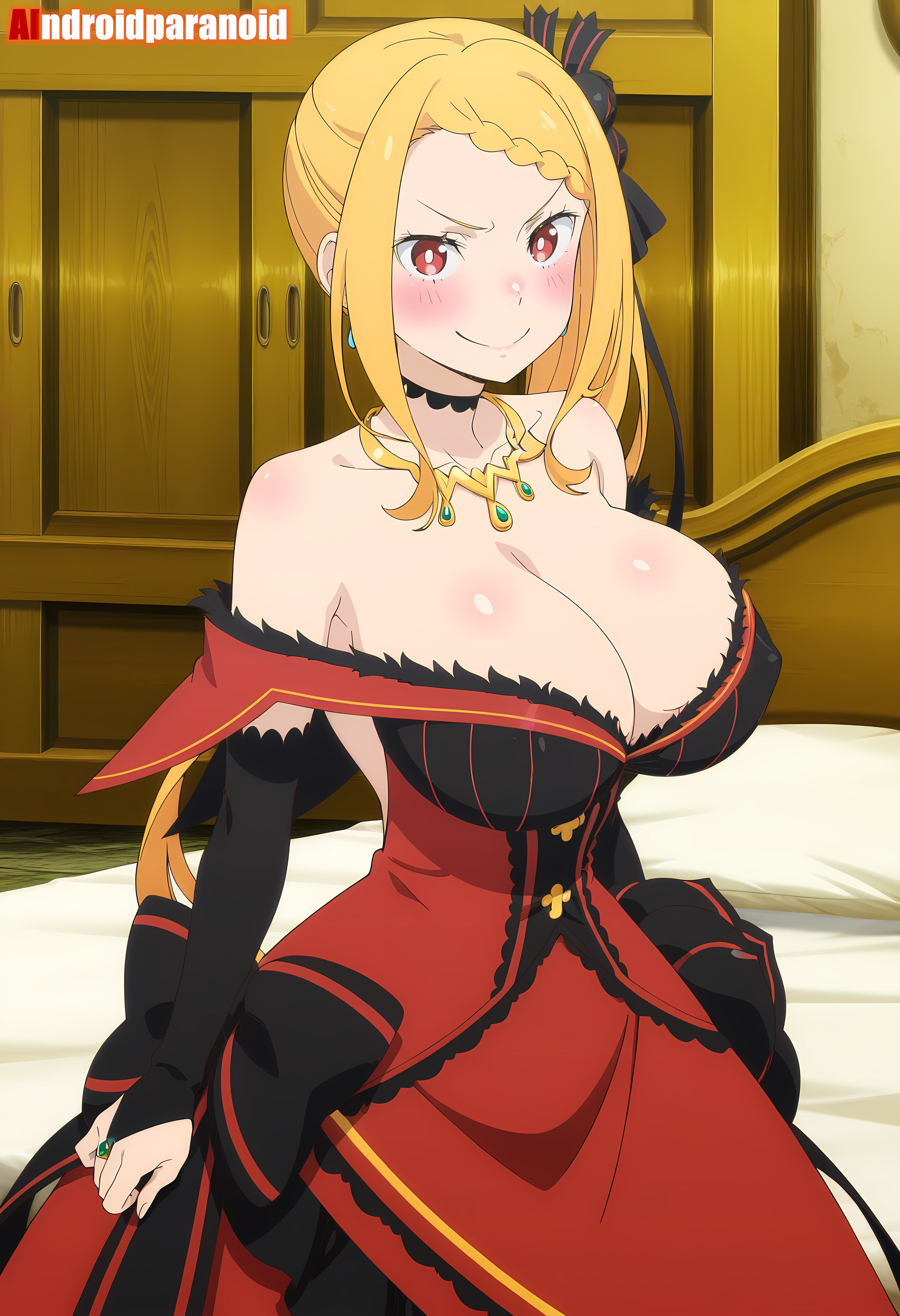 1girls, ai generated, aindroidparanoid, ass, big ass, big breasts, big butt, blonde hair, blush, breasts, busty, curvy, cute, fat ass, female, female only, hair, hi res, hips, huge ass, huge breasts, human, large ass, large breasts, legs, looking at viewer, narrow waist, priscilla barielle, re:zero kara hajimeru isekai seikatsu, slim waist, thick ass, thick thighs, voluptuous, waist, white female, wide hips