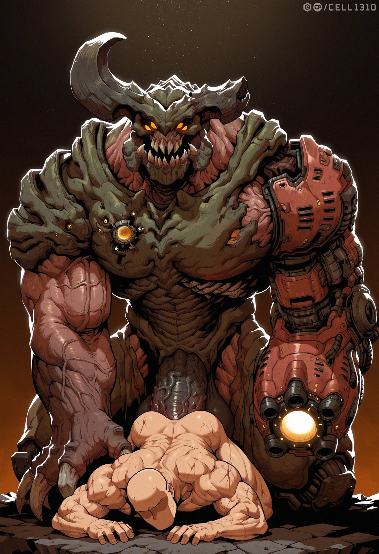 abs age_difference ai_generated anal anal_sex balls bara big_balls big_dom_small_sub big_muscles big_nipples big_pecs big_penis cell1310 character_request daddy demon demon_humanoid dilf dominant dominant_humanoid dominant_male erect_nipples erection full_nelson gaping_anus gay hair horn hug huge_balls huge_cock huge_muscles huge_nipples huge_pecs human human_on_humanoid human_on_monster human_penetrated humanoid humanoid_dominating_human humanoid_on_human humanoid_penetrating humanoid_penetrating_human humansub hunk interspecies interspecies_sex larger_humanoid larger_male leaking_cum male male/male male_focus male_only male_penetrated male_penetrating male_penetrating_male monster monster_boy monster_on_human monster_on_male monster_rape monstrous_humanoid muscles muscular muscular_humanoid muscular_male navel nipples older_dom_younger_sub older_humanoid older_humanoid_younger_human older_male older_man_and_younger_boy older_on_young older_penetrating older_penetrating_younger pecs penetration penis red_body sex size_difference smaller_human smaller_male stand_and_carry_position standing submissive submissive_human submissive_male sweat topless topless_male worship worshiping yaoi younger_human younger_male younger_penetrated