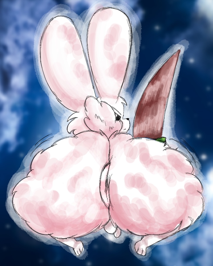 1boy angry animal_genitalia animal_penis anthro anus ass big_ass big_butt cosmic_background expressions fan_character fat_ass fat_butt femboy genitals giant_ass gigantic_ass huge_butt huge_hips huge_thighs hyper_ass lagomorph lagomorph_penis leporid light looking_at_viewer looking_back male male_only mammal melee_weapon moon moonlight original penis puffy_anus rabbit rabbit_ears rear_view rogywantscoffee scut_tail sexyvampireloverrogy short_tail sky small_penis solo star starry_background starry_sky sword tail thick_thighs weapon