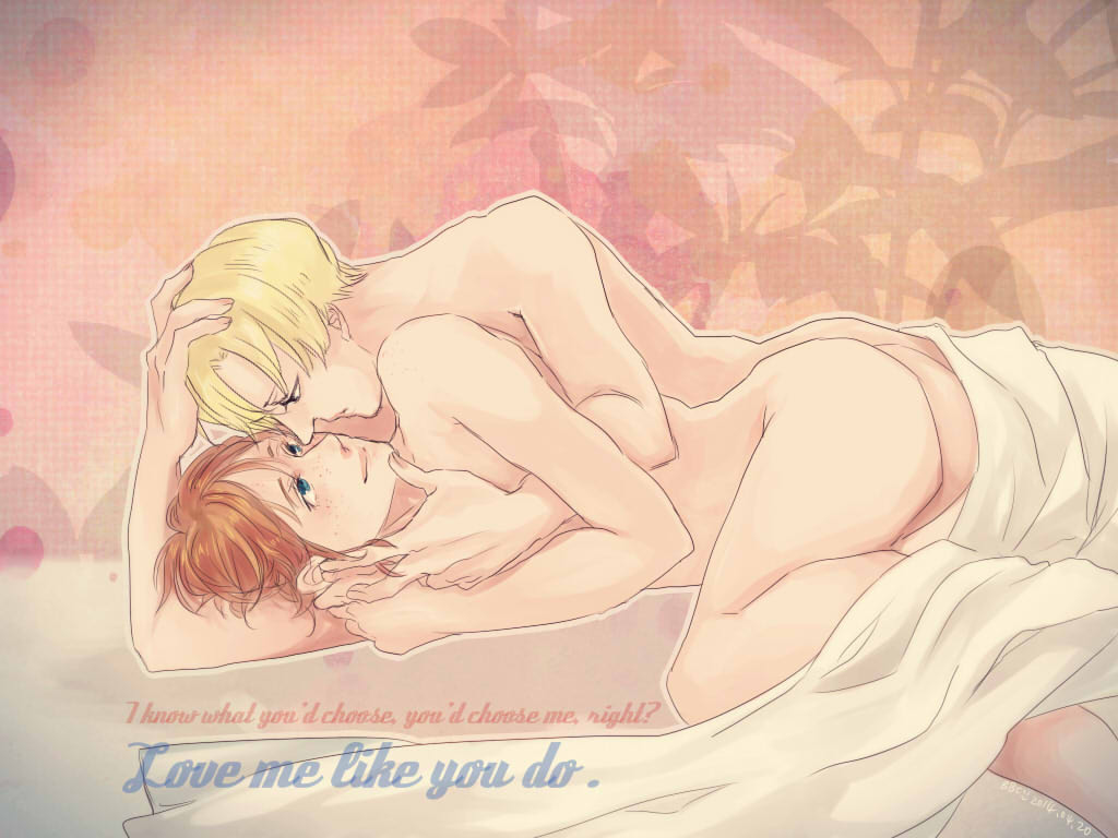 bed big_ass bishonen draco_malfoy gay gay_male harry_potter male_ass male_butt male_only on_bed ron_weasley skinny twink two_males