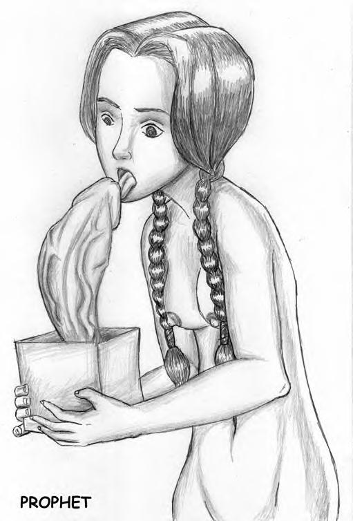 big_penis box braid breasts comic completely_nude disembodied_penis erect_nipples erection fellatio genitals holding_box holding_object licking nipples nude nude_female oral penis prophet signature small_breasts standing the_addams_family thing_(addams_family) twin_braids twintails veiny_penis wednesday_addams white_background