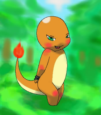 charmander color female female_only fire nintendo pokémon_(species) pokemon pokemon_rgby solo tail tail_fire