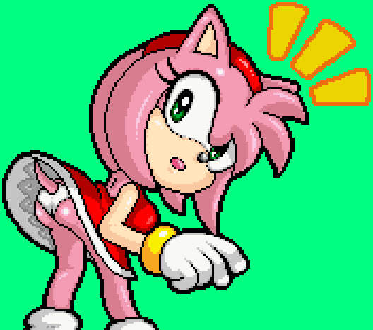 amy_rose bubble_butt panties sonic_(series) sonictopfan surprised upskirt