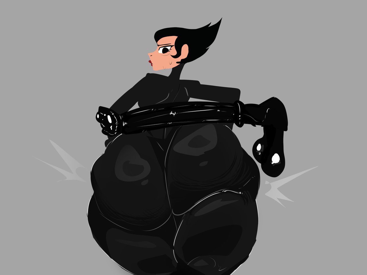 ashi (samurai jack), greaseyhair, horsecock, huge ass, huge cock, penis, wide hips