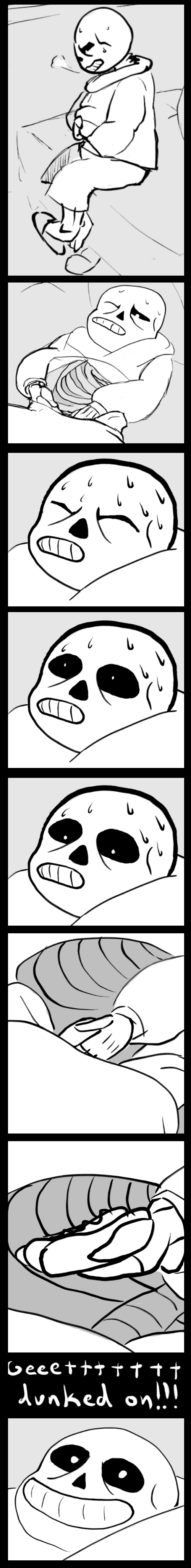 1boy, hot dog, male, male only, meme, sans, skeleton, tease, undertale