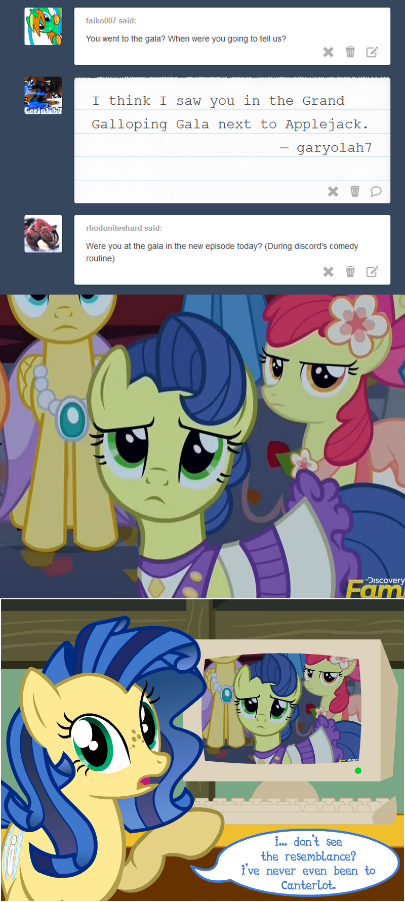 apple_bloom_(mlp) ask_blog caesar_(mlp) comic count_caesar_(mlp) crotchboobs dead_source english_text female flashequestria mare masquerade_(oc) milky_way_(mlp) my_little_pony oc perry_pierce_(mlp) pokey_pierce_(mlp) pony sunshower_raindrops_(mlp) text tumblr