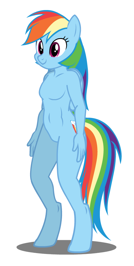 anthro barbie_doll_anatomy breasts featureless_breasts featureless_crotch female flash_asset flashequestria my_little_pony rainbow_dash_(mlp) show_accurate show_accurate_anthro simple_background solo unguligrade_anthro what white_background