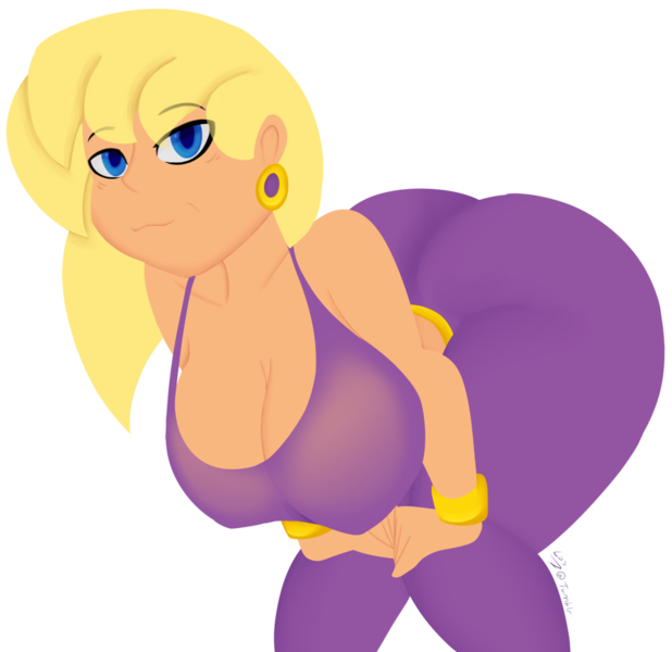 1girls 7los7 ass ass big_breasts blonde_hair breasts busty cleavage clothed clothed_female clothing cougar curvy earrings female female_focus female_only friendship_is_magic hasbro huge_ass huge_butt mature mature_female ms._harshwhinny_(mlp) my_little_pony smile smiling solo solo_female thick_thighs thighs transparent_background