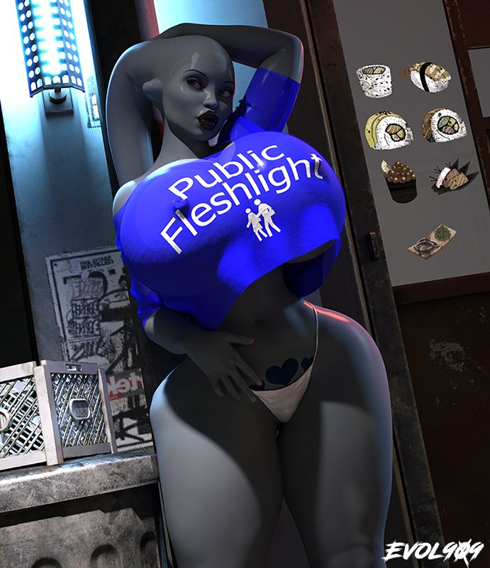1girls, 3d, alien, alien girl, artist name, bald, bare shoulders, big breasts, bimbo, black skin, breasts, busty, cleavage, curvy, detailed background, erect nipple, erect nipples, evolluisionist, eyelashes, female, female only, front view, hourglass figure, humanoid, indoor, inside, lekku, lipstick, mammal, nipple bulge, nipples, original character, pose, posing, room, shadow, shiny, shiny skin, solo, standing, star wars, tattoo, thick lips, thong, twi'lek, underboob, voluptuous, wide hips