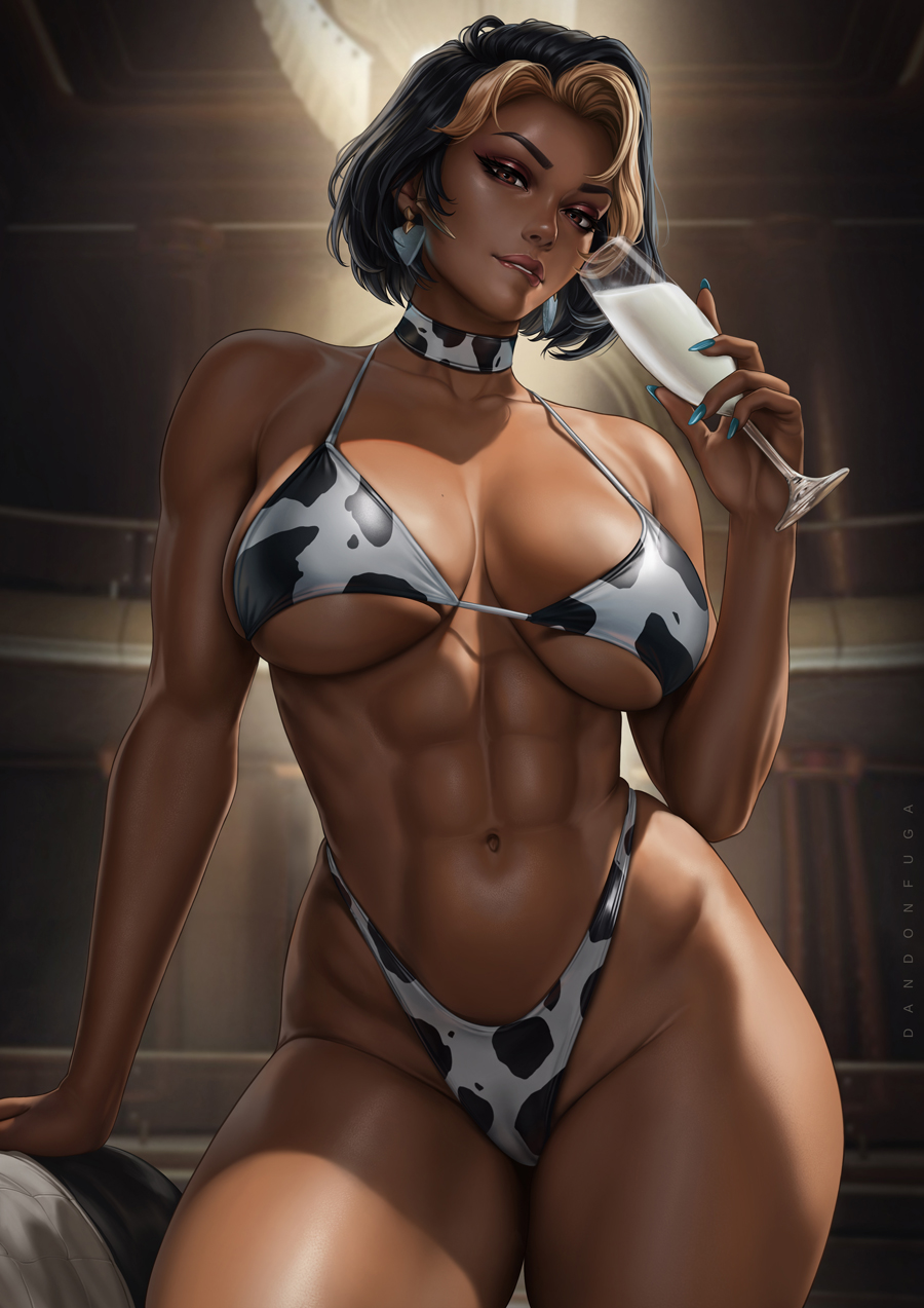 1girls, abs, activision, big ass, big breasts, big thighs, blizzard entertainment, breasts, brown body, brown skin, brown-skinned female, cowprint, cowprint bikini, curvaceous, curvy, curvy figure, dandon fuga, dark skin, dark-skinned female, domina, female, high heels, hips, hourglass figure, huge ass, huge breasts, huge thighs, indian, indian female, large ass, large breasts, large thighs, legs, mature, mature female, milk, overwatch, semi nude, slim waist, thick, thick hips, thick legs, thick thighs, thighs, toned, toned abs, toned female, vaira singhania, voluptuous, waist, wide hips, wide thighs