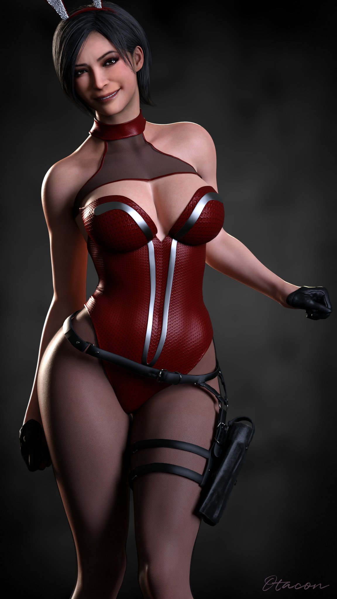 3d, ada wong, ass, big ass, big breasts, black gloves, breasts, bust, busty, capcom, curvaceous, curvy, curvy figure, female, gloves, hips, leather gloves, light skin, light-skinned female, mature, mature female, otacon212, resident evil, resident evil 2, resident evil 4, slim waist, thick, thick hips, thick legs, thick thighs, thighs, voluptuous, waist, wide hips