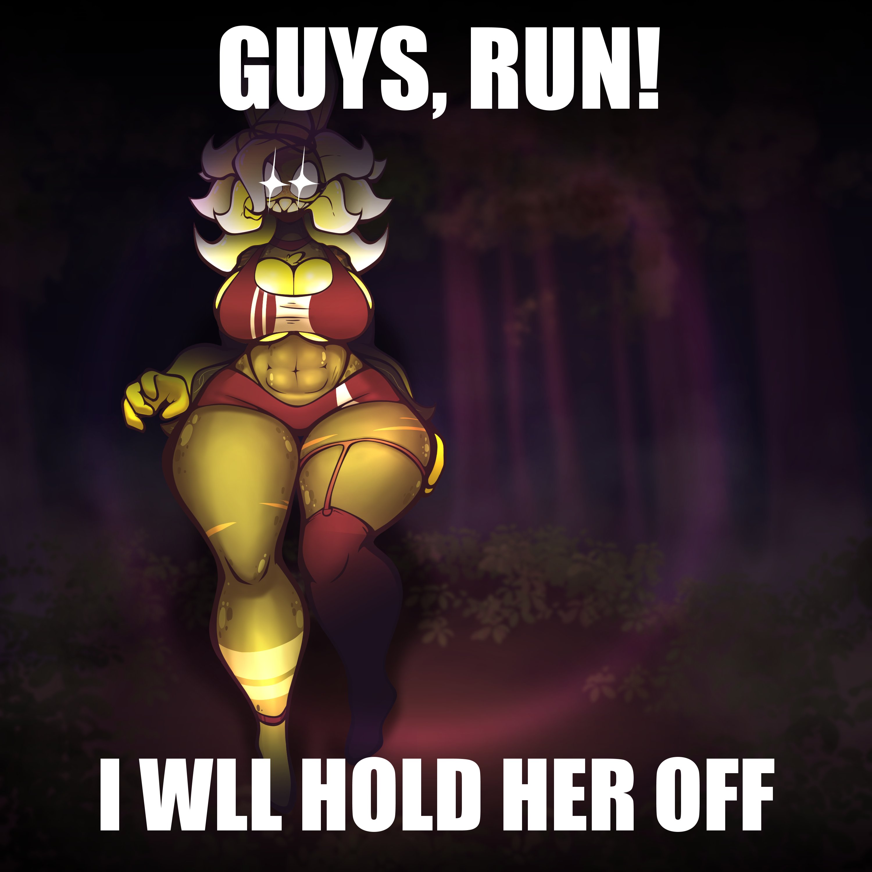 1girls, abs, anthro, anthrofied, ass, ass focus, big breasts, breasts, female, flimshadow, flora fauna, glowing, glowing breasts, meme, plant, plant girl, plant humanoid, plantie, plants vs zombies, plants vs. zombies, popcap games, sunflower (pvz), sunflower queen (pvz), sunny (dj arts), text