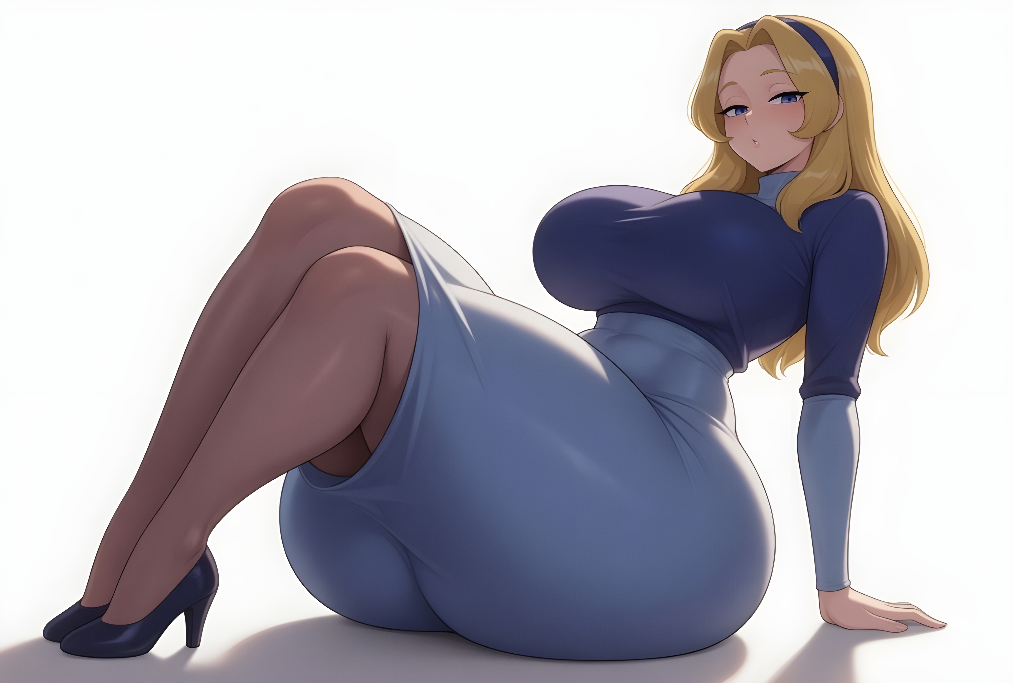 1female, 1girls, aged up, ai generated, back view, big ass, big breasts, big butt, blonde hair, brasil louco, breasts, bubble ass, bubble butt, clothed, clothed female, curvaceous, curvy, curvy body, curvy figure, dominant, dominant female, female, female only, full body, fully clothed, high heels, huge breasts, large ass, large breasts, looking at viewer, looking back, looking back at viewer, maria robotnik, mature, mature body, mature female, mature woman, milf body, presenting ass, seducing, seducing viewer, seductive, seductive look, seductive smile, sega, sexy, sexy body, sexy pose, simple background, solo, solo female, solo focus, sonic (series), sonic the hedgehog (series), tagme, teen, teen girl, teenage girl, teenager, thick ass, thick body, thick butt, thick thighs, voluptuous, voluptuous body, voluptuous female, white background