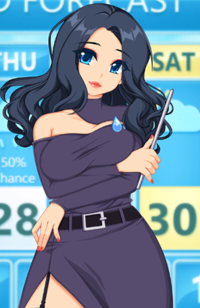 1girls black_hair blue_eyes cleavage clothed_female clothing crush_crush female female_focus female_only long_hair nutaku reporter sad_panda_studios sfw sofia_(crush_crush) solo solo_female solo_focus