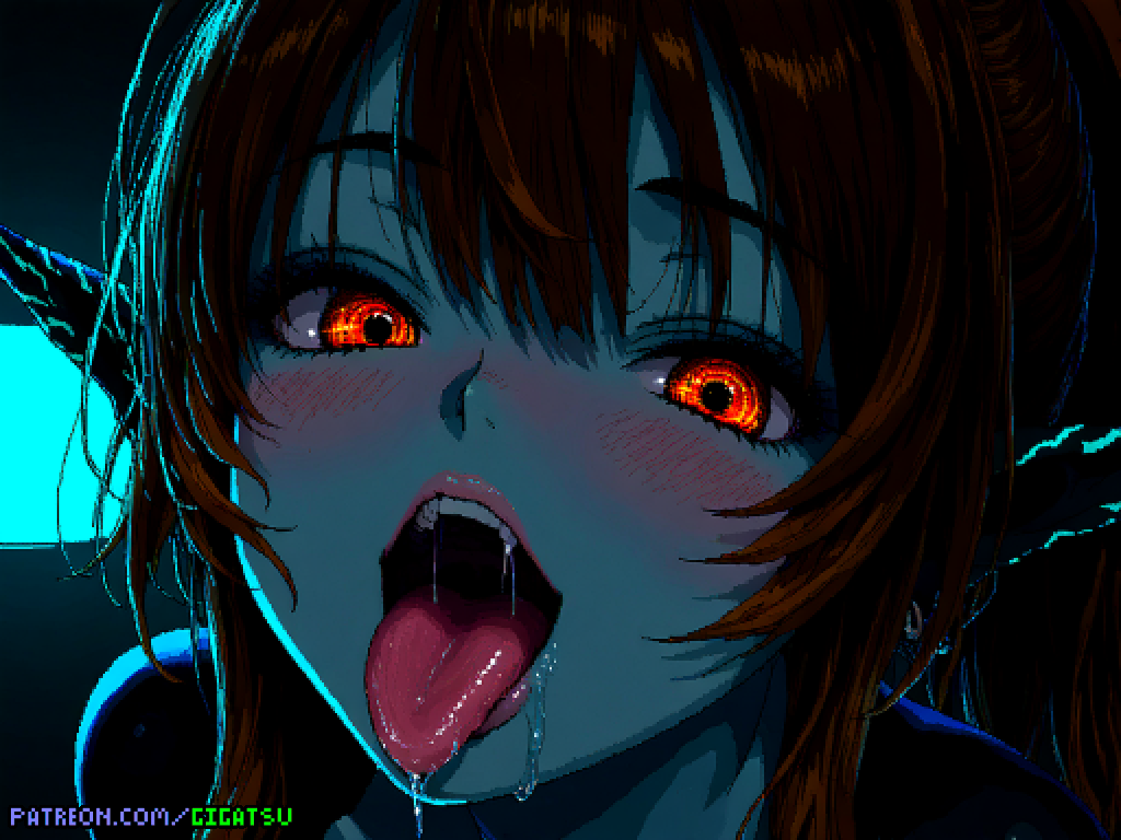 ai_generated gigatsu looking_at_viewer midna open_mouth pixel_art saliva saliva_trail the_legend_of_zelda tongue tongue_out twilight_princess