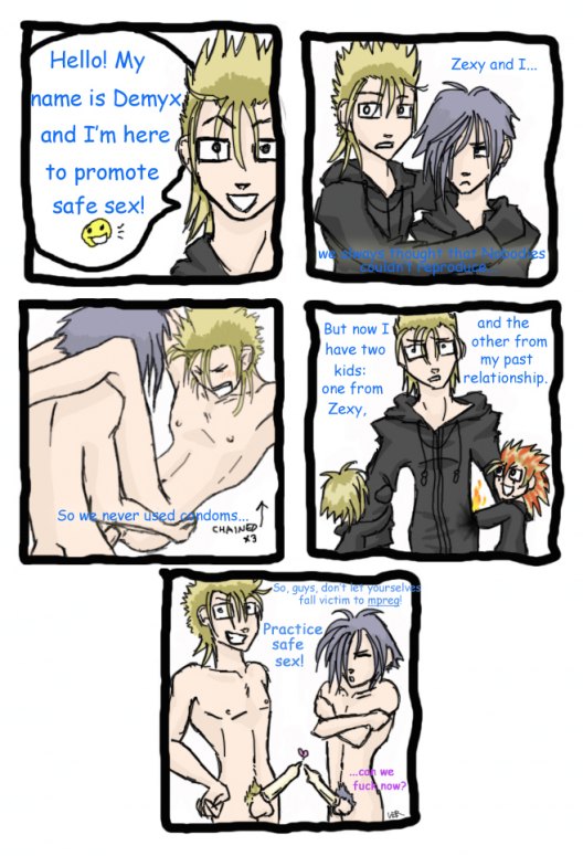 comic demyx disney kingdom_hearts male_only penis square_enix tagme testicles zexion