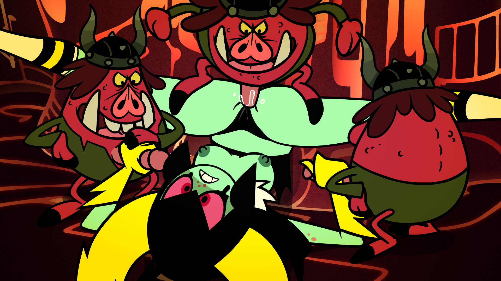 black panties, breasts, disney, female, green skin, lord dominator, nipples, panties, pussy, pussy juice, rape, sex, spread legs, spreading, tagme, through clothes, through panties, wander over yonder, zone