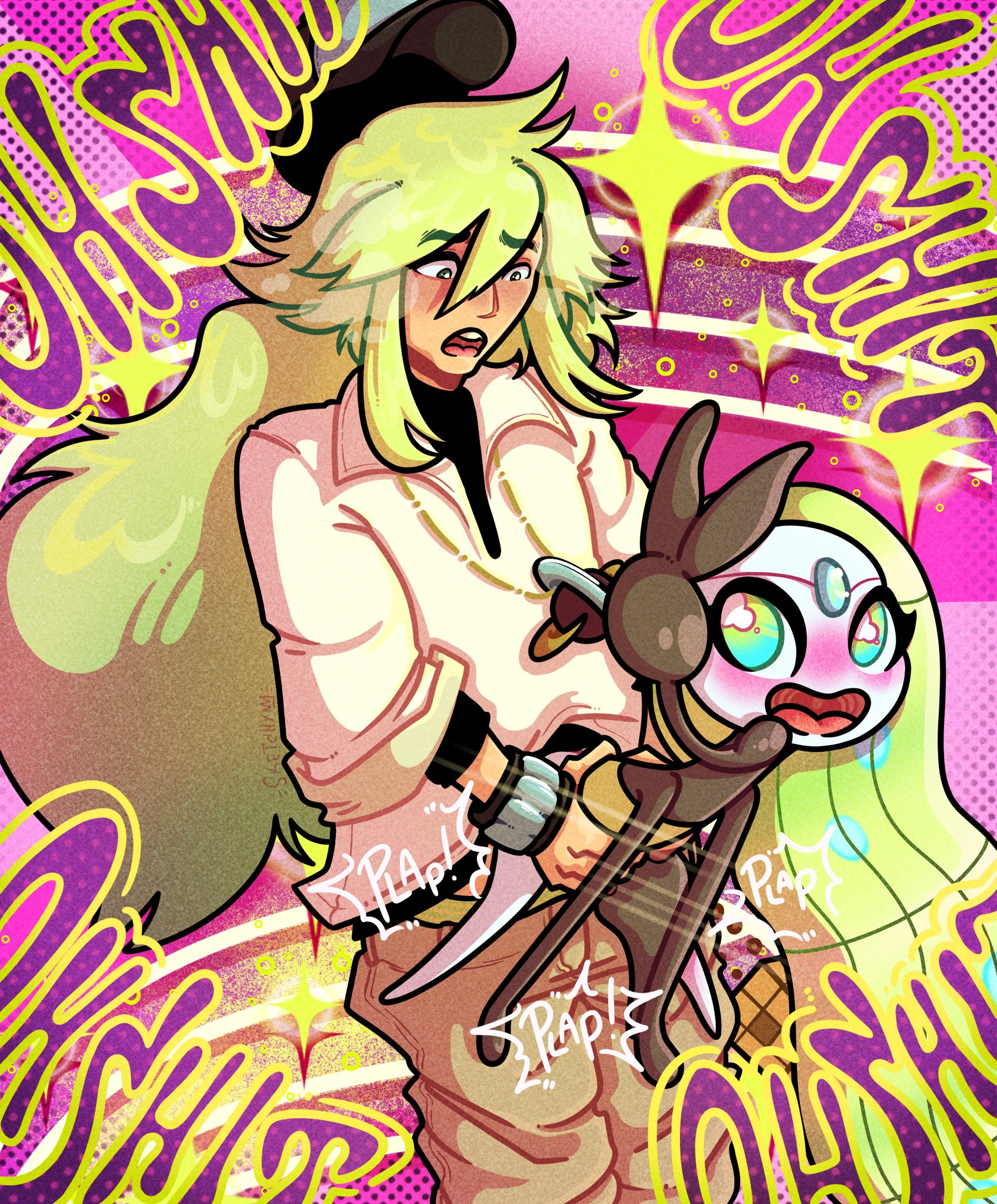 ambiguous penetration, blue eyes, blush, bracelet, clothed, clothed sex, english text, female, generation 5 pokemon, green hair, human, human male, humanoid, humanoid female, idol, interspecies, light skin, light-skinned male, living onahole, living sex toy, male, male human/female pokemon, meloetta, moaning, n (pokemon), natural harmonia gropius, nintendo, not furry, open mouth, penetration, plap, pokemon, pokemon (species), pokemon bw, pokephilia, sex, size difference, sketchventures, stand and carry position, standing, tagme, twitter link