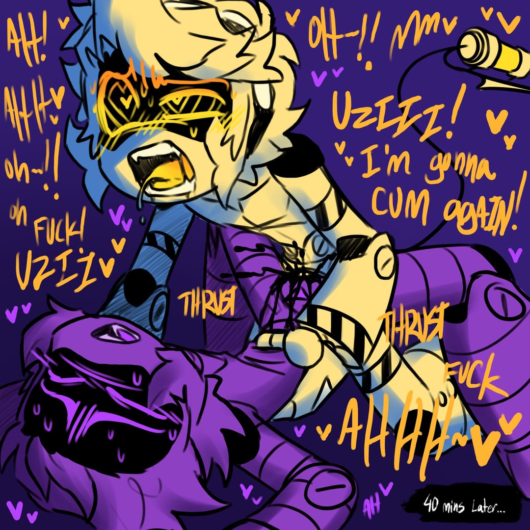 ahegao, artist request, candyasbestos, cum, cum inside, female, glitch productions, love, loving sex, male, male/female, missionary position, murder drones, n (murder drones), niko (murder drones panic au), panic au (murder drones), sex, tagme, uzi (murder drones)