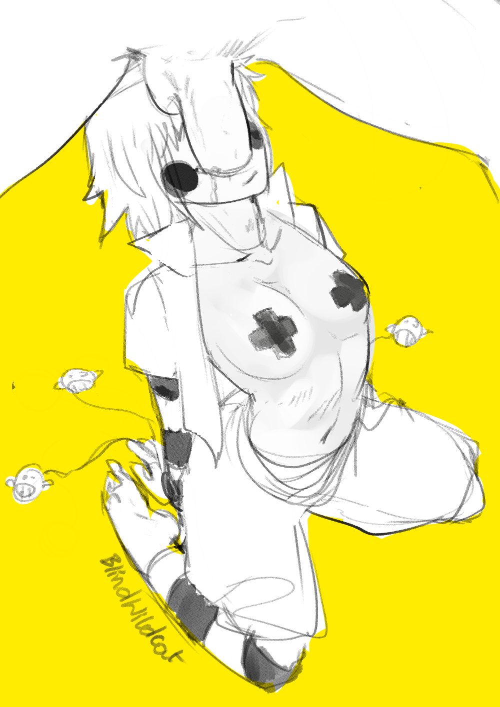 big_ass big_breasts off_(game) sugar_(off) white_ass white_body white_breasts white_hair white_skin