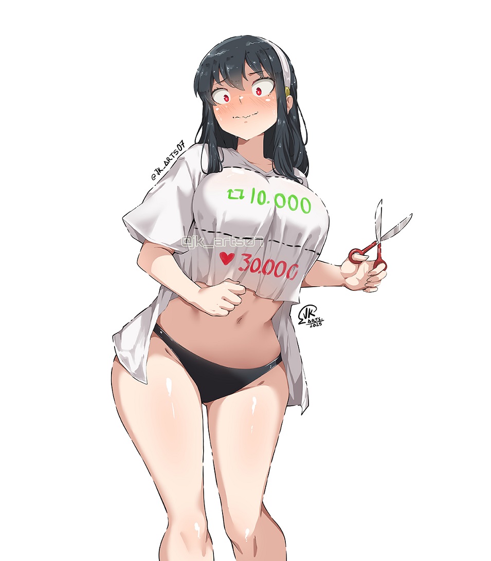 1girls, adult, adult female, anime milf, bare belly, bare hands, bare hips, bare knees, bare legs, bare midriff, bare navel, bare thighs, belly, belly button, bewitching thighs, black hair, black panties, black underwear, black-haired female, blush, blush face, blushing female, blushing lines, breasts, busty, busty female, busty milf, collarbone, curvaceous, curvaceous body, curvaceous female, curvaceous figure, curvaceous hips, curvy, curvy body, curvy female, curvy figure, curvy hips, earrings, embarrassed expression, embarrassed female, exposed belly, exposed hips, exposed legs, exposed midriff, exposed navel, exposed skin, exposed thighs, female, female focus, female only, fingernails, fingers, groin, hair between eyes, hairband, head tilt, high resolution, highres, hot milf, hourglass figure, jk arts07, knees, large breasts, lean figure, long hair, looking at viewer, looking down, looking down at viewer, mature, mature female, midriff, milf, narrow waist, navel, nervous, nervous expression, nervous face, nervous female, panties, red eyes, red-eyed female, scissors, shame, shoulders, shy, sidelocks, simple background, slender body, slender waist, slim waist, solo, spy x family, standing, thick thighs, thigh gap, thighs, tilted head, underwear, upper body, white background, white hairband, wide hips, yor briar, yor forger, young milf, young woman and milf