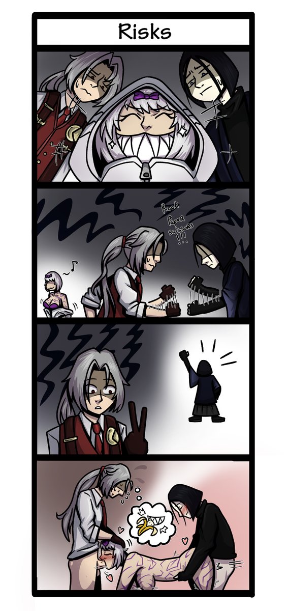 1girls, 1girls2boys, 2boys, 2boys1girl, afraid, aged up, ambiguous penetration, bakaiju, image, image set, kira (limbus company), limbus company, lucio (limbus company), project moon, ren (limbus company), rock paper scissors, scared, sex, sharp teeth, smile, smiling, spitroast, tagme, tattoo, tattoos, teeth showing, the middle (identity) (project moon), the middle (project moon), the pinky (project moon), the thumb (project moon), threesome, undressing, worried, worried expression