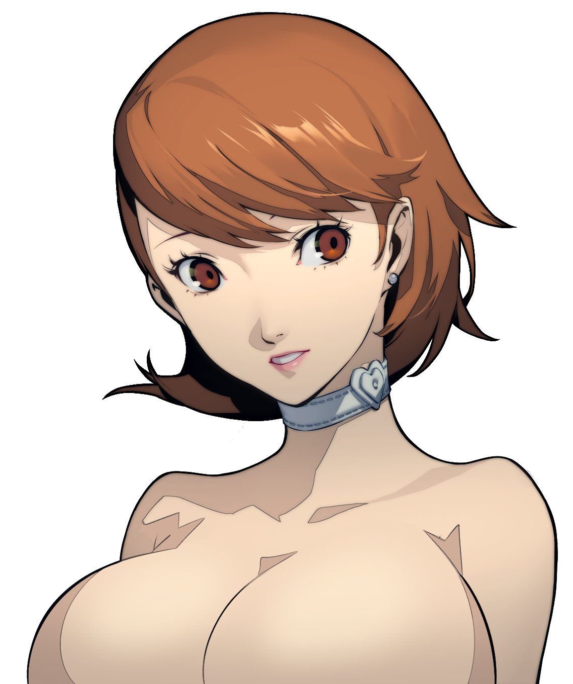 1girls, 2026, atlus, big breasts, breasts, breasts bigger than head, brown eyes, brown hair, choker, completely nude, completely nude female, edit, edited, edited official artwork, edited screencap, female, female focus, female only, heart choker, huge breasts, large breasts, naked, naver, nude, nude and boob edit, nude female, persona, persona 3, persona 3 reload, portrait, sega, shiny breasts, shiny hair, shiny skin, smile, smiling, smiling at viewer, solo, solo female, solo focus, surprised, surprised expression, upper body, upper body focus, white choker, white skin, white skinned female, yukari takeba