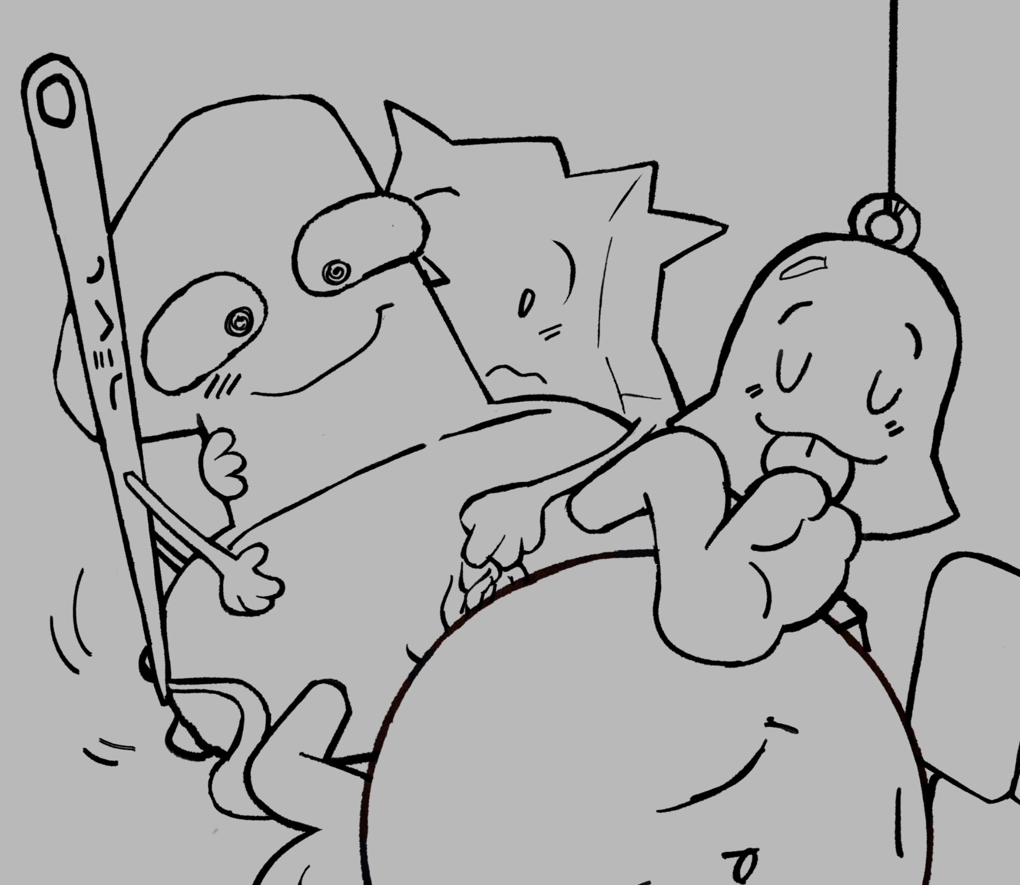 1boy, 4girls, algebralien, artist request, barf bag (bfdi), battle for dream island, bell (bfdi), bfdi, bomby (bfdi), dominant female, feet licking, femdom, gangbang, humping, jacknjellify, jnj, needle (bfdi), object show, object show community, object shows, one (bfdi), osc, the power of two, touching pussy, tpot, x finds out his value, xfohv, yuri