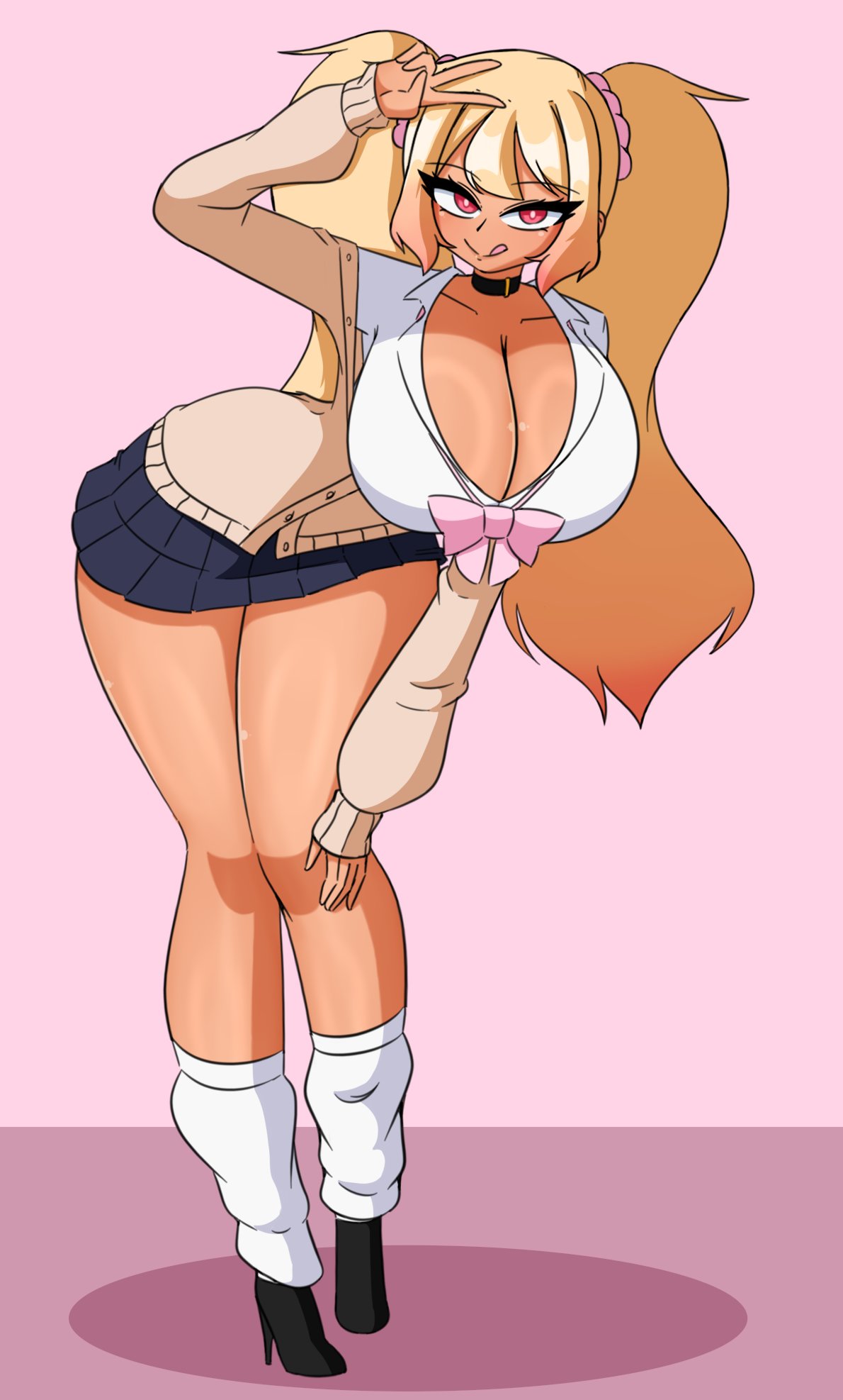 aviyne, bent over, gyaru, tagme