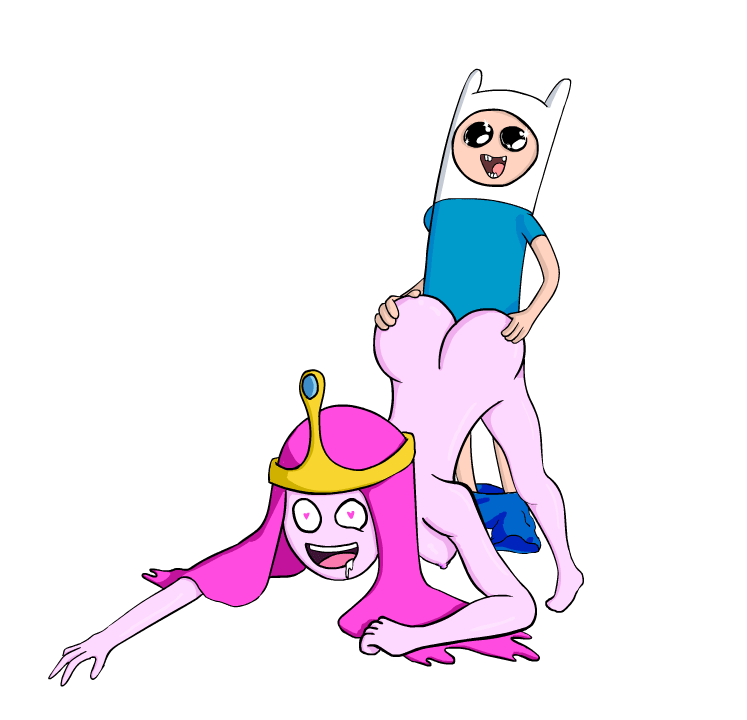 adventure time, animated, ass, bubble gum, doggy style, female, finn the human, princess bubblegum