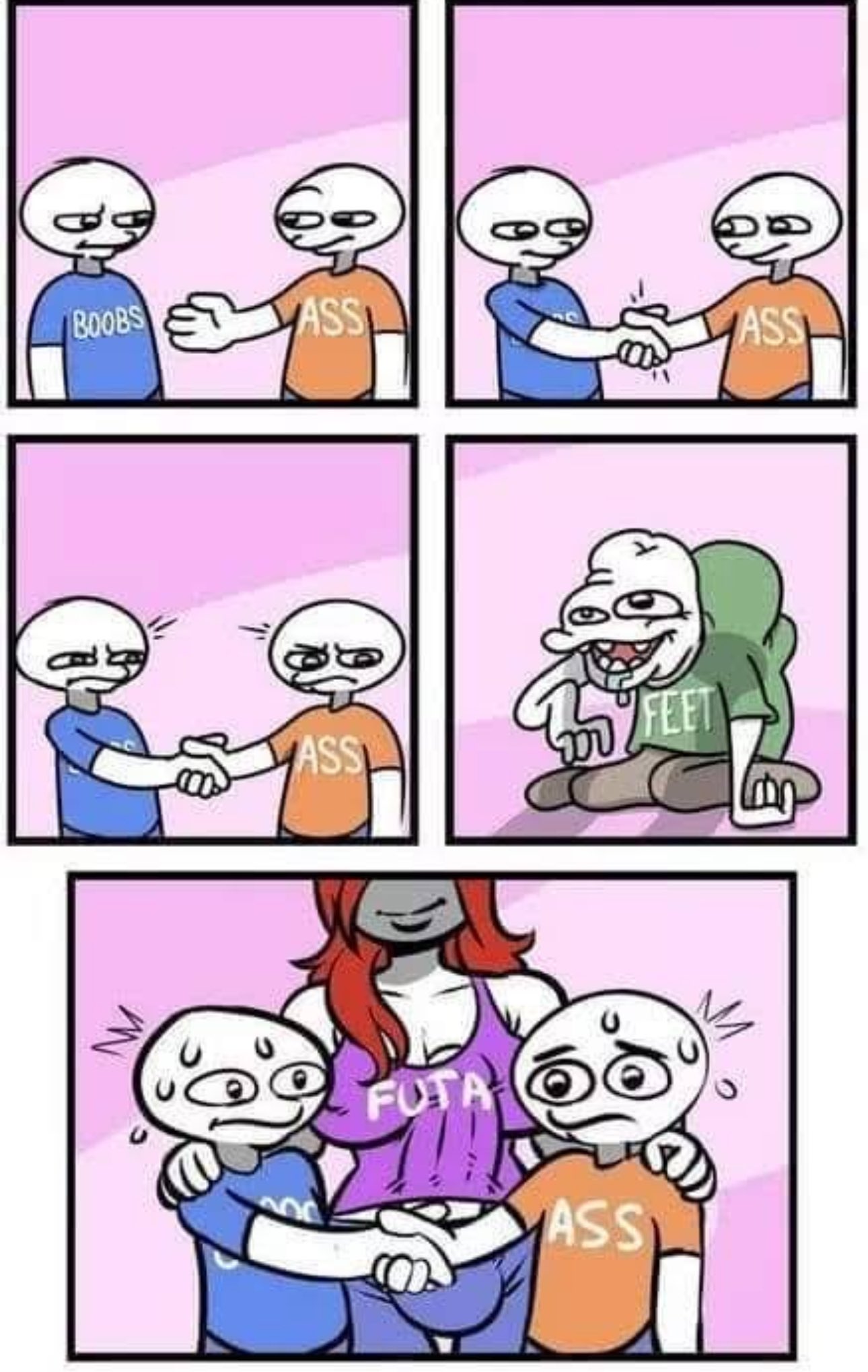 ass breasts feet futanari huge_cock meme meme_reference red_hair stonetoss