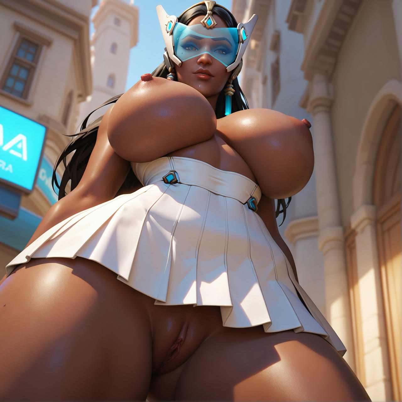 1girls, activision, ai generated, big ass, big breasts, blizzard entertainment, breasts, curvaceous, curvy, curvy figure, dark skin, dark-skinned female, digital media (artwork), female, hips, hourglass figure, huge ass, huge breasts, large ass, large breasts, legs, mature, mature female, overwatch, overwatch 2, satya vaswani, slim waist, symmetra, thealphega, thick, thick hips, thick legs, thick thighs, thighs, voluptuous, waist, wide hips