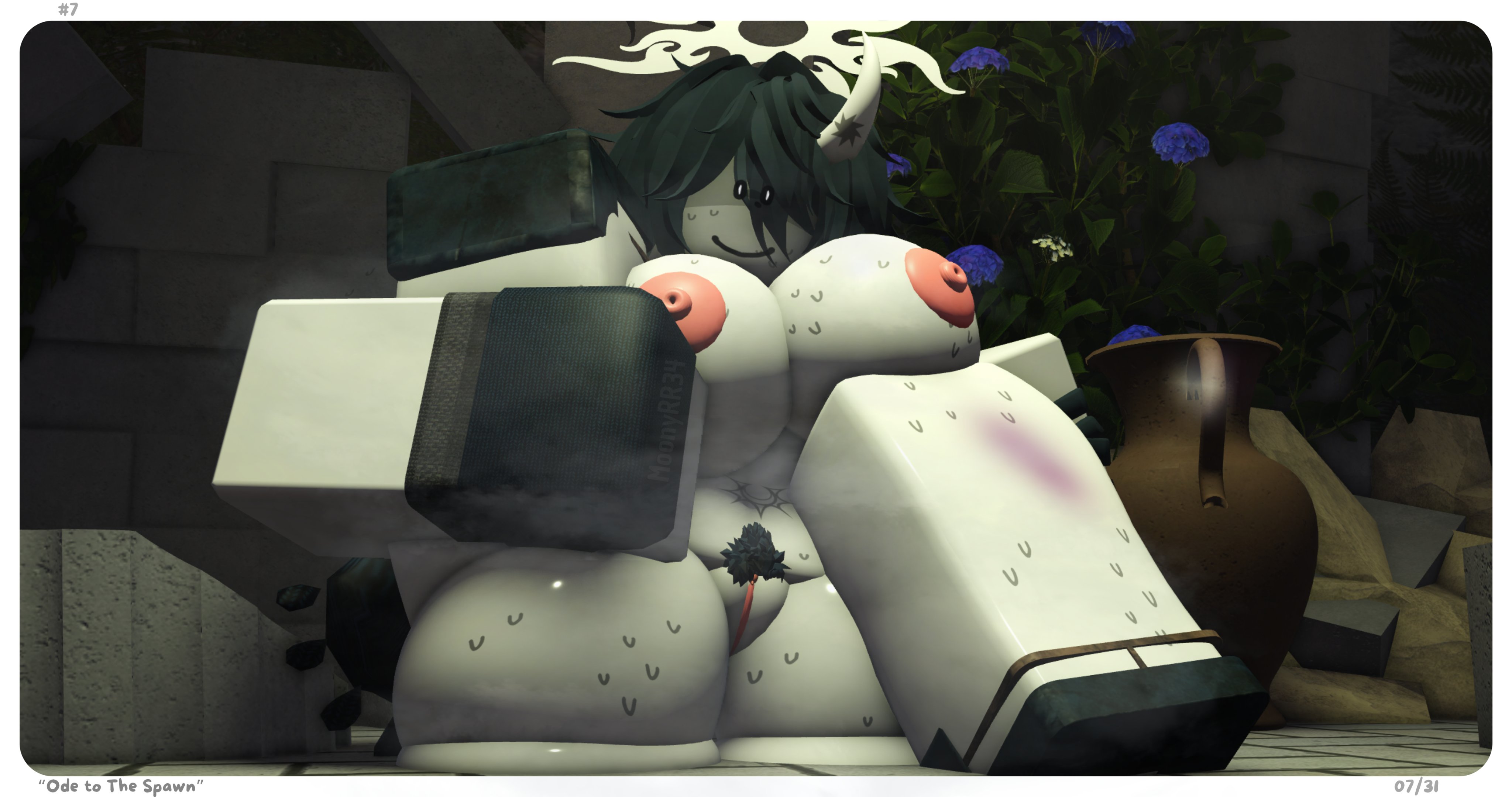 1girls, 3d, ass, breasts, female, forsaken (roblox), moonyrr34, nipples, pubic hair, pussy, roblox, roblox game, robloxian, rule 63, tagme, thighs, two time