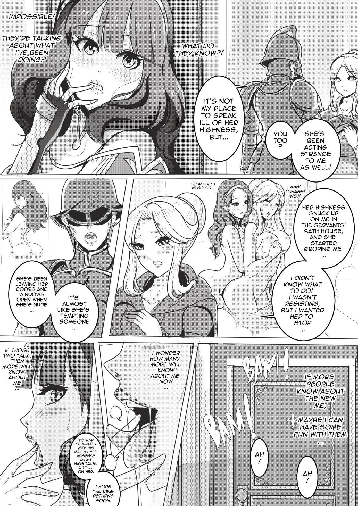 1boy, 2girls, alternate hairstyle, armor, ass, back, bangs, bare arms, bare shoulders, bare thighs, bath, blunt bangs, blush, breast grab, breasts, celica (fire emblem), cheating, cheating wife, clenched teeth, close-up, closed eyes, come hither, comic, completely nude, covering mouth, dialogue, door, double breast grab, dreaming, drooling, eavesdropping, embarrassed, english text, exhibitionism, female, female focus, finger play, fingerless gloves, fire emblem, fire emblem echoes: shadows of valentia, from behind, gloves, grabbing another's breast, grabbing from behind, greyscale, groping, group bathing, hairband, hand on own chest, helmet, hiding, horny, horny female, imagining, implied masturbation, indoors, inviting, inviting to sex, large ass, large breasts, lips, long hair, looking back, male, married female, masturbation, medium breasts, medium hair, moaning, molestation, monochrome, motion blur, motion lines, mouth, mouth play, multiple females, multiple girls, naughty face, navel, nintendo, nipples, nude, nude female, onsen, open door, presenting, queen, rape, revolverwingstudios, royalty, saliva, saliva trail, seductive, servant, shocked, short hair, shoulders, soldier, sound effects, standing, steam, stomach, sweat, talking, teasing, temptation, tempting, text, thighs, tiara, tongue, tongue between fingers, tongue out, tongue wiggle, water, wet, wet hair, worried, yuri
